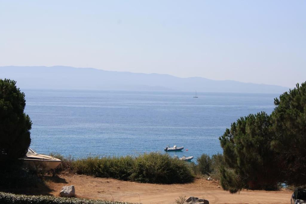 F2 Vue Mer Dans Residence Avec Piscine Ajaccio  Exterior foto